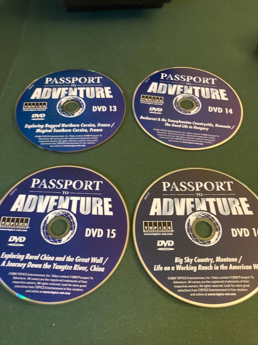 その他 Passport to Adventure [DVD] Passport to Adventure DVD Incomplete Set 16 DVDs (see description