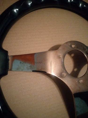 forever sharp steering wheel 14 Rose Gold And Black - Picture 4 of 8