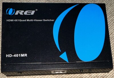 Orei HDMI 4x1 Quad Multi-Viewer Switcher HD-401MR *unit Only*