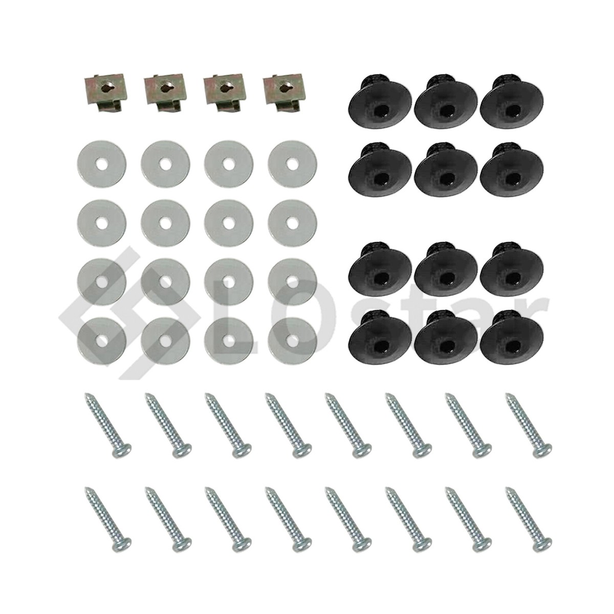 Rear Heavy Duty Wheel Well House Liner Kit For 2021-25 Ford F-150