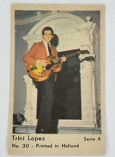 1964 Dutch Gum Series A Printed in Holland #30 Trini Lopez (D)