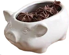 CTW Home Collection Pig Candy Bowl, 2.75-inch Height, Ceramic, Snacks and Sweets