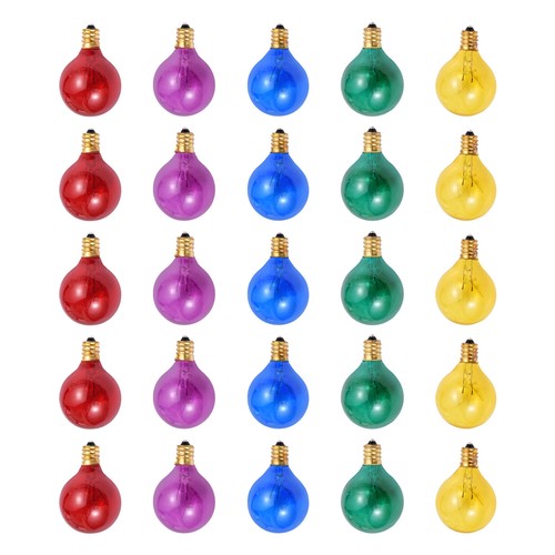 25PCS G40 Tungsten Light Bulb 7W Globe Bulb String Light for Wedding Party Decor - Picture 2 of 12