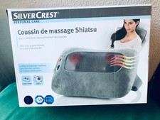 NEUF COUSSIN MASSAGE SHIATSU/LUMIERE CHALEUR/DOS NUQUE EPAULE/BIEN ETRE HOM FEMM