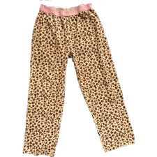 Calvin Klein small girls 6 year cheetah pajama pants loungewear pj animal print