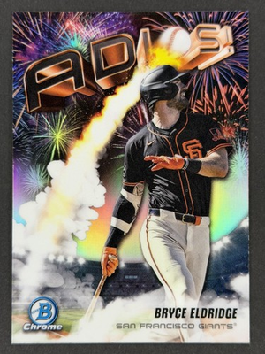 #ad Bryce Eldridge 2025 Bowman Chrome Adios #AD 10 $2.49