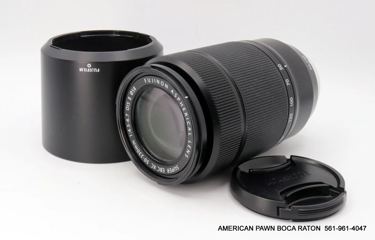 Fujinon Super EBC XC 50-230mm ズームレンズ Amazon.com: Fujifilm 50-230mm f/4.5-6.7 XC OIS II Zoom Lens (Black