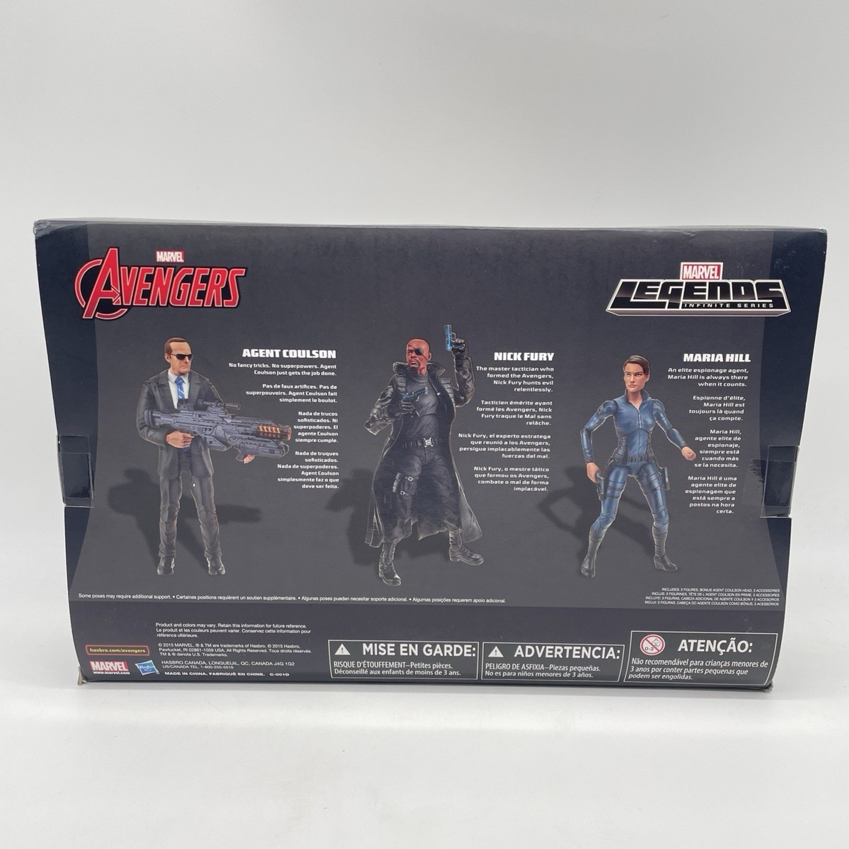 Hasbro Marvel Avengers Legends Agents of Shield - 3 Pack for sale