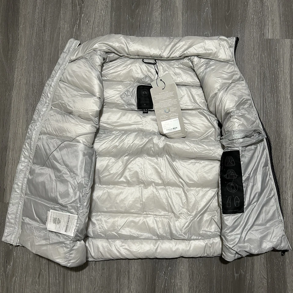 Chaleco acolchado Canada Goose blanco talla S para hombre Foto 3 de 4
