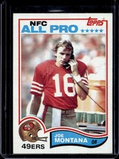 1982 Topps Joe Montana #488 49ers