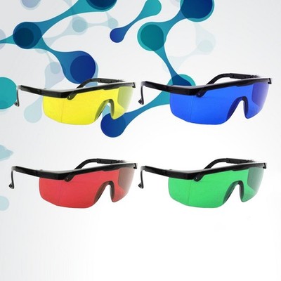  4-teilige Schutzbrille IPL-Brille Safty Eye Patch Eye Protector (Grün, Rot,