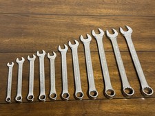 Blackhawk By Proto 11 Pc Metric Combination Satin Wrench Set 7-19mm Usa Vintage