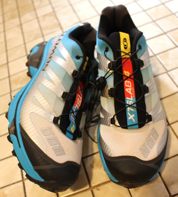 SALOMON  XT-4 OG LAB ACE MUSCLE  UNISEX SIZE  9 M MEN  IN SILVER/TOURQ 492166S
