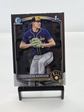 2025 Bowman Draft Chrome Jacob Morrison 1st Bowman Milwaukee Brewers #BDC-42