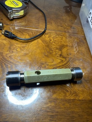 Southern Gage Thread Plug Gage 1-1/4-12 2B Before Plate 1.1984 & 1.2059 (C14)