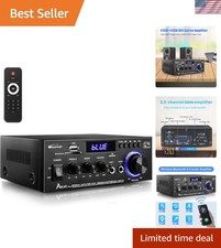 Home Theater 400W Amplifier AK45 Pro - Bluetooth, Remote, Multi-Input Support