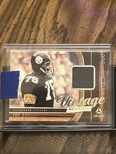 MEAN JOE GREENE 2025 LUMINANCE VINTAGE MATERIALS STEELERS HOF JERSEY PATCH RELIC
