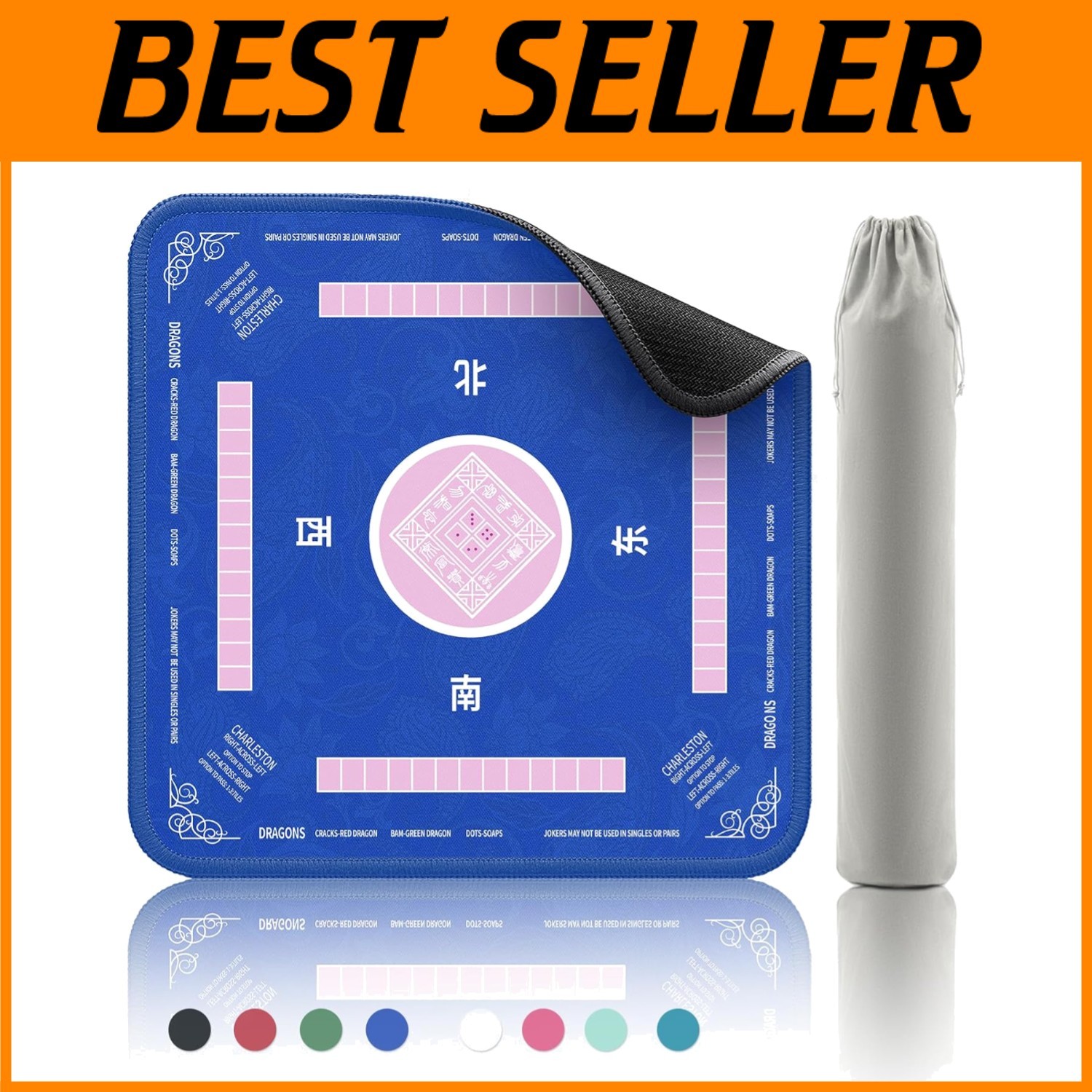 Waterproof Mahjong Mat - Anti-Slip Gaming Table Cover