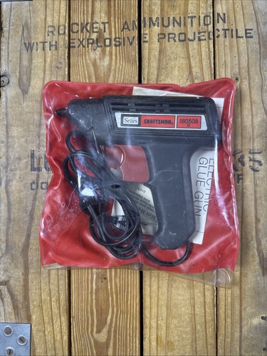 Vintage Sears Craftsman Electric Glue Gun No. 80508 Made in USA Papers/package
