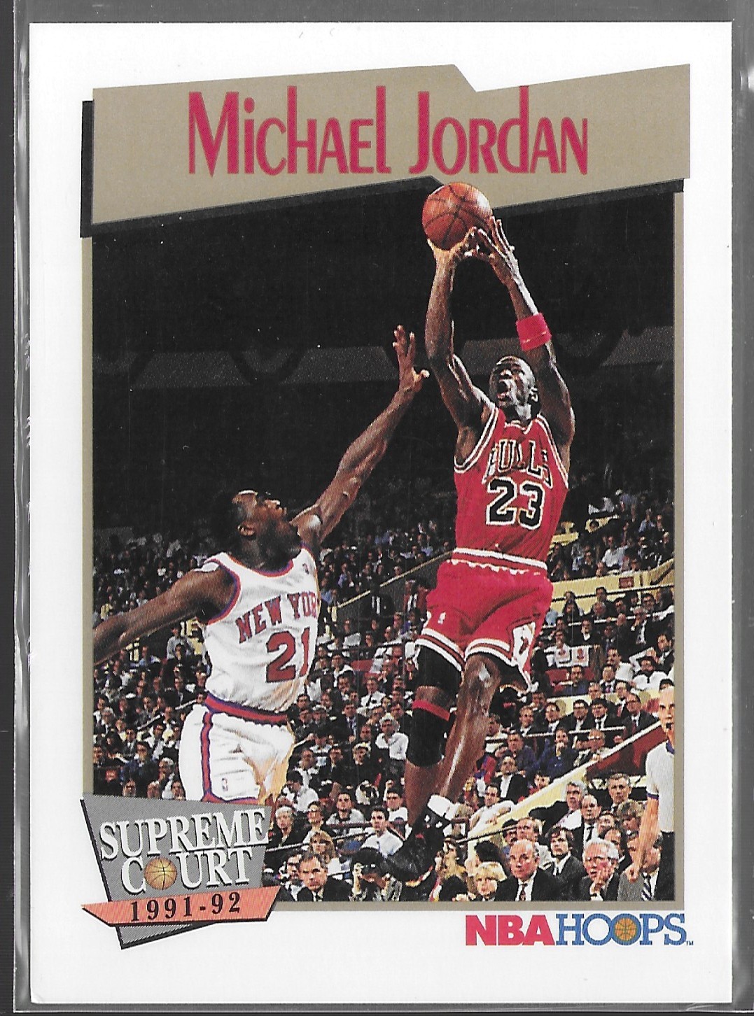 1991 NBA Hoops MICHAEL JORDAN #455 SUPREME COURT 🔥SHOOTING🔥GOAT🔥