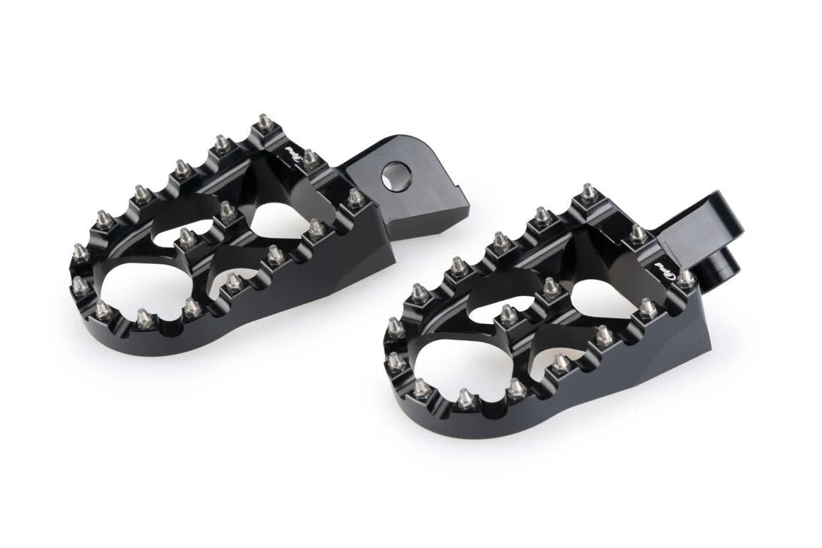 Puig Off-Road Footpegs | Black | Yamaha XT1200Z Super Tenere 2010>2020