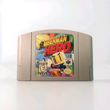 Bomberman Hero (Nintendo 64, 1998) N64 Authentic Tested Works Great Video Game