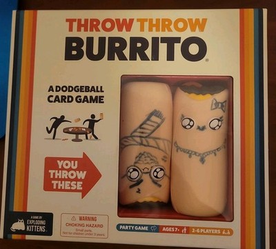 Throw Throw Burrito - A Dodgeball Card Game by Exploding Kittens (Ages 7+) NEW