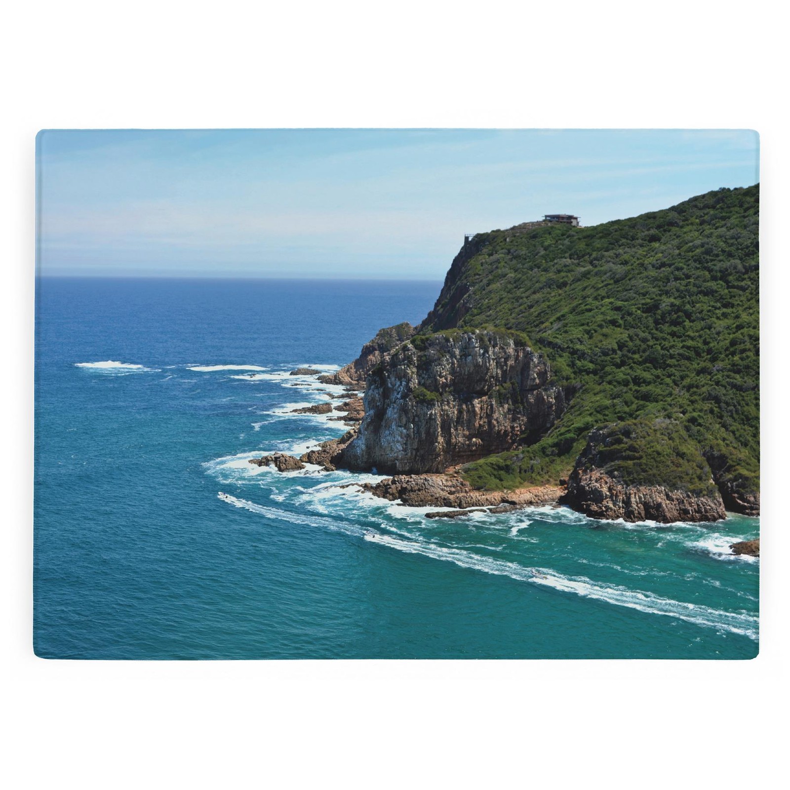 Out To Sea Glass Worktop Protector/Cutting Board - Seascapes Kitchen Gifts