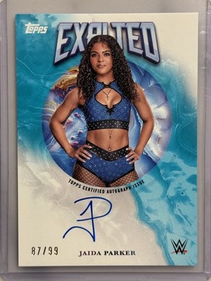 2025 Topps Exalted WWE Jaida Parker Exalted Autograph Auto 87/99 NXT