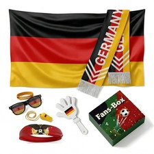 Soccer Fan Gear Set 2026-7 Piece Game Day Kit with Flag, Scarf, Germany