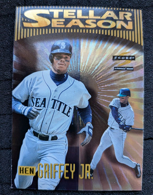 1997 Score Pinnacle Ken Griffey Jr. Stellar Season #6 of 18, Near Mint
