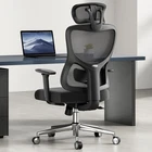 Home Office Desk Chair Mesh High Back Lumbar Support Arm HeadRest Recline Swivel