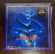 Vintage Aladdin Walt Disney LaserDisc 4 Disc Set CAV Letterbox THX Classic