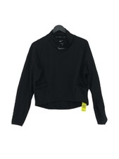 Nike Women's Hoodie S Black Polyester with Elastane Pullover