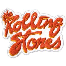 Image of The Rolling Stones Orange Band Logo Standard Patch One Size