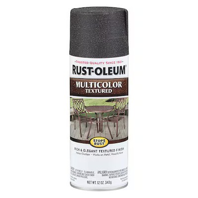 Rust-Oleum 223525 Textured Spray Paint, Aged Iron, Textured, Solvent, 12 Oz