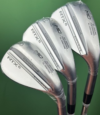 Cleveland RTX6 Zipcore Wedge Set 50-10*, 54-10*, 58-10 Cleveland RTX6 Zipcore Wedge Set 50-10*, 54-10*, 58-10