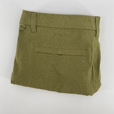 Lululemon Commission Golf Shorts Mens 34 Olive Green Textured 7 Inch