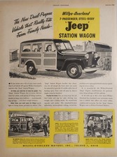 1946 Print Ad Jeep Station Wagon 7-pass Steel Body Willys-overland Toledooh 1946 Print Ad Jeep Station Wagon 7-pass Steel Body Willys-overland Toledooh