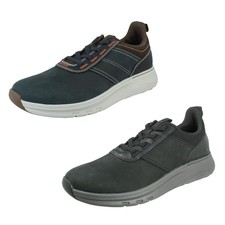 Uomo Clarks pelle Nubuck Casual con Lacci Movimento Battistrada Scarpe Trek LX
