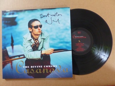 THE DIVINE COMEDY signed Autogramm signiert auf ''CASANOVA'' Vinyl Schallplatte LP