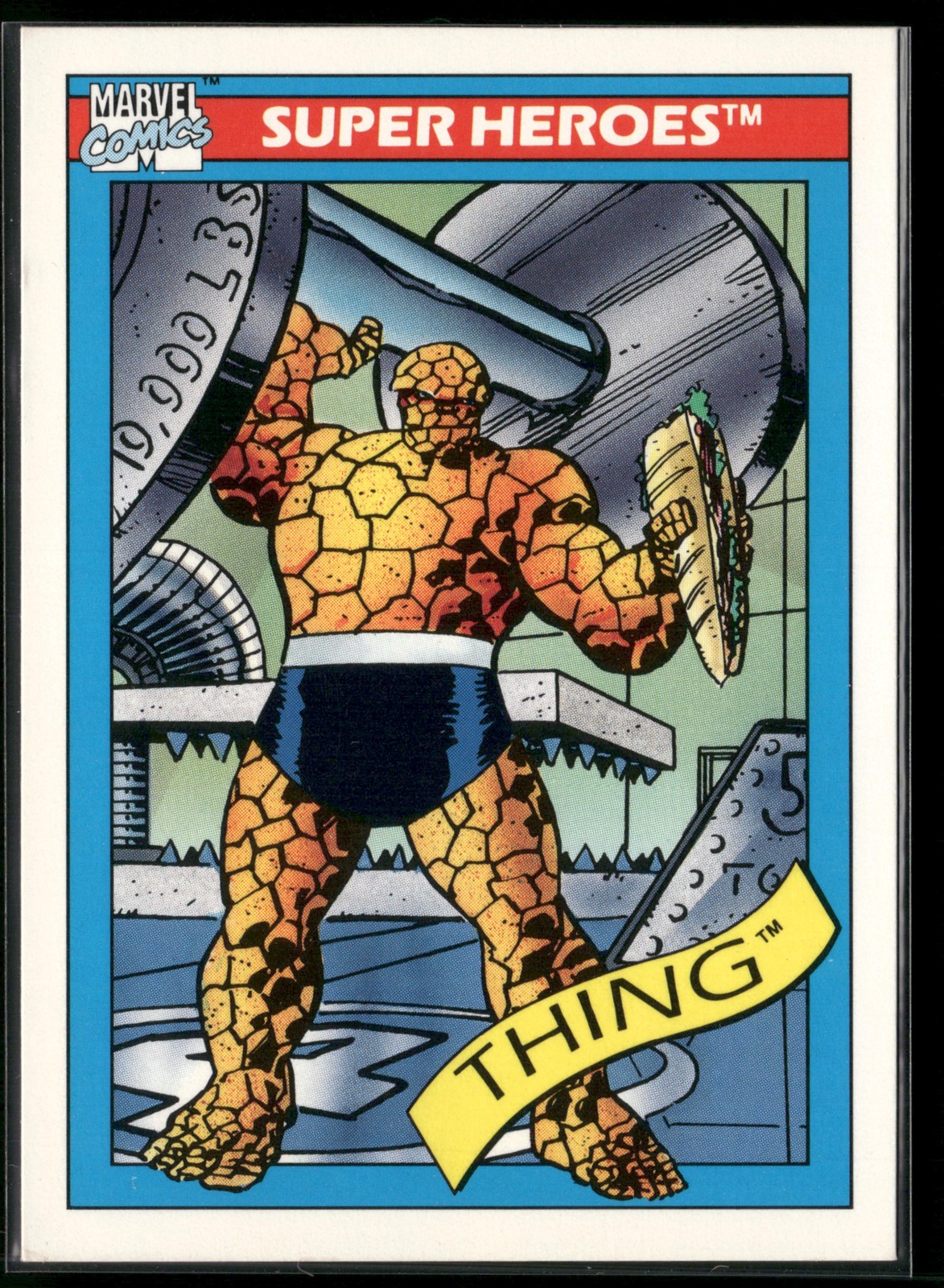1990 Impel Marvel Universe #6 The Thing