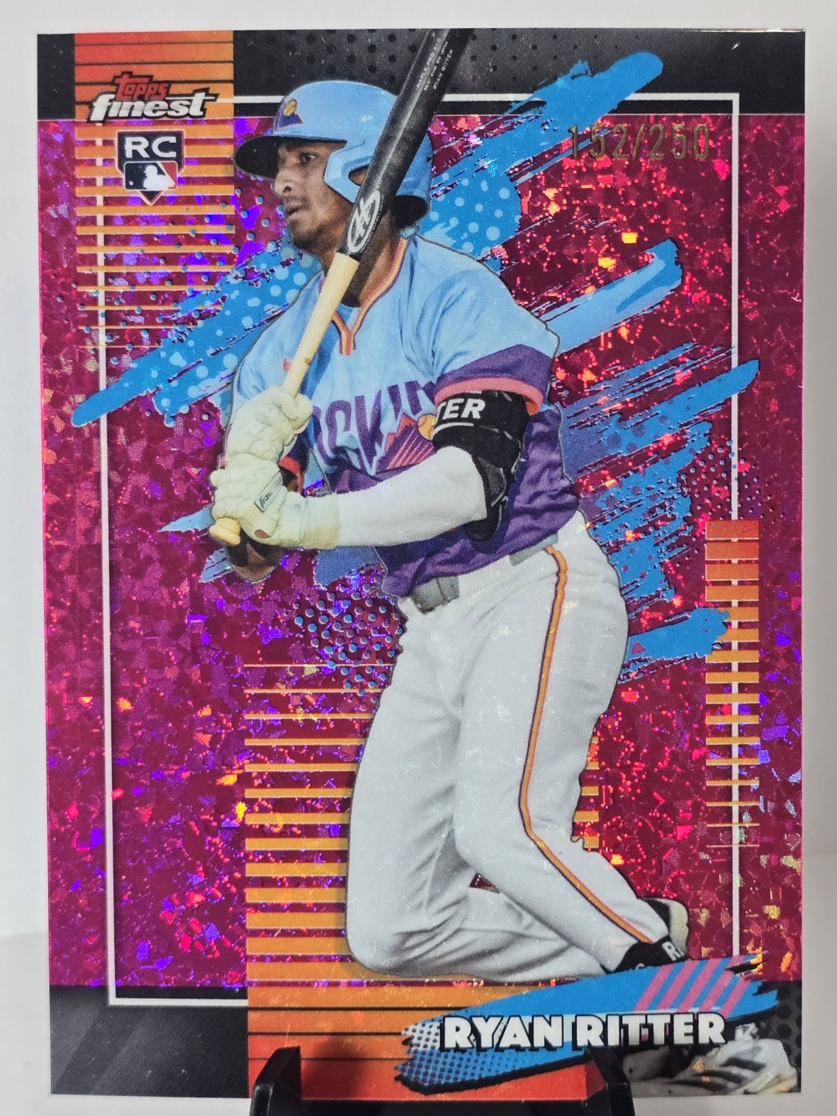 2026 Topps Finest Ryan Ritter RC Uncommon Pink Mini-Diamond Refractors /250 #152