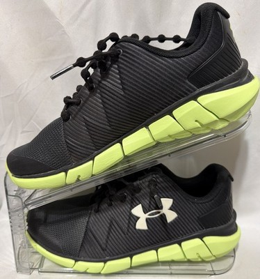 Under Armour X Level Scramjet 2 Boys 6Y Running Shoes Black and Neon Green