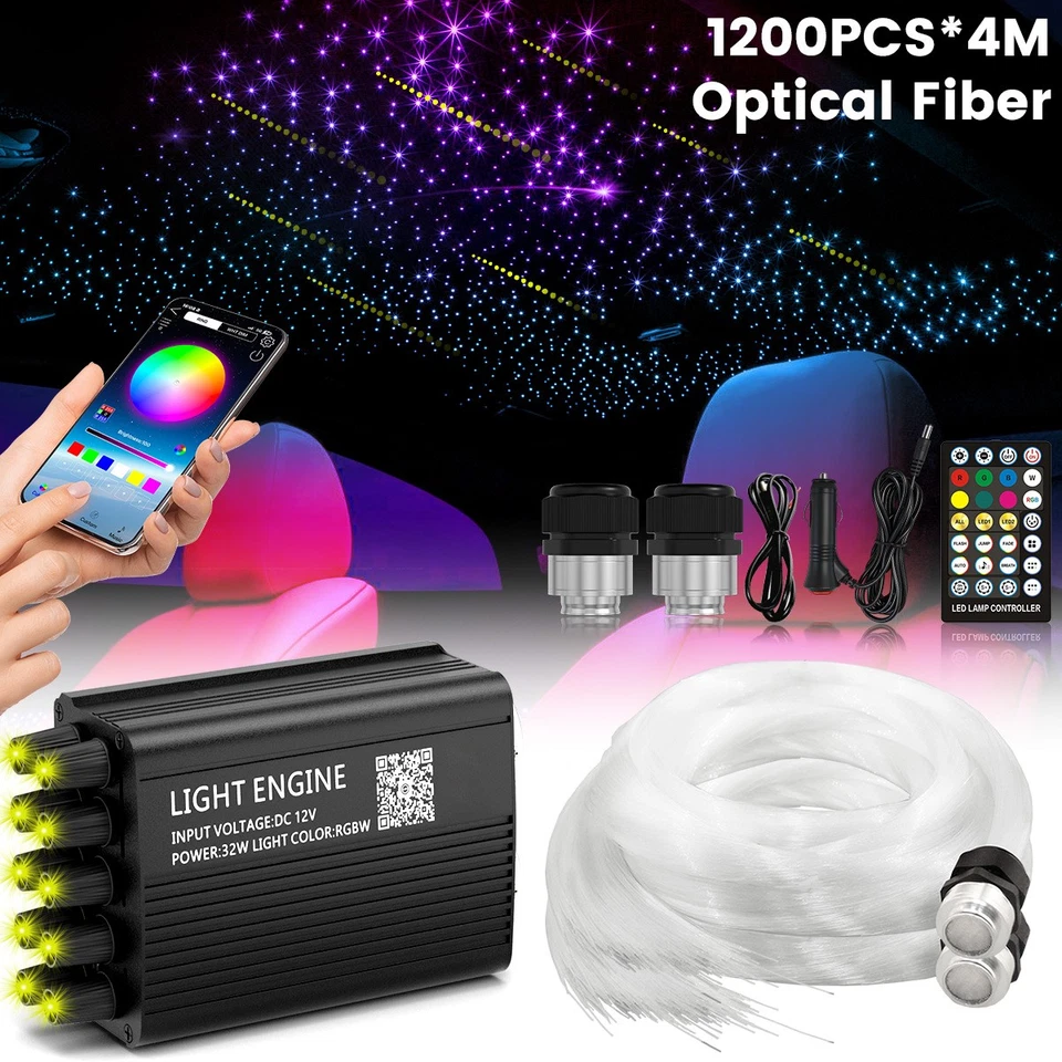 Twinkle Meteor Starlight Dachhimmelbeleuchtung Auto LED Sternenhimmel Glasfaser - Bild 1 von 4