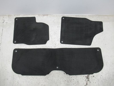 VW Sharan 7M floor mats rear front black fabric 7M3864477C