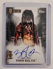 2015 Topps WWE Undisputed FINN BALOR NXT Autograph On Card RC Auto Black # /50
