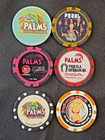 6 PALMS CASINO LAS VEGAS NEVADA CASINO CHIPS JIMMYS NAUGHT NITE UNCIRCULATED — photo 2