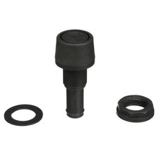 1pc Attwood Straight Fuel Vent - Black Polypropylene