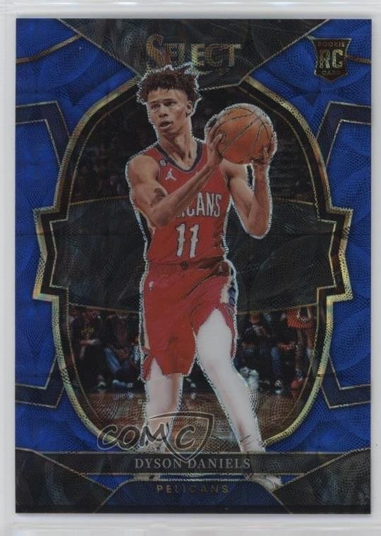 2022-23 Panini Select Concourse Blue Scope Prizm 77/249 Dyson Daniels #67 mv7